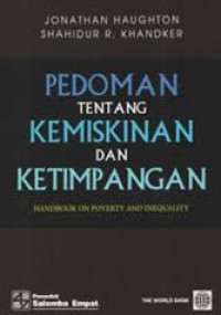 Pedoman Tentang Kemiskinan Dan Ketimpangan