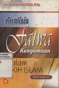 Image of Analisis Fatwa Keagamaan dalam Fiqih Islam
