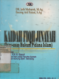 Image of Kaidah Fiqh Jinayah (Asas-Asas Hukum Pidana Islam)