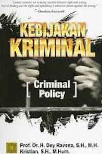 Image of Kebijakan Kriminal