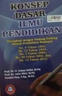 Image of Konsep Dasar Ilmu Pendidikan