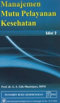 Image of Manajemen Mutu Pelayanan Kesehatan