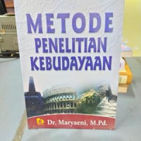 Metode Penelitian Kebudayaan