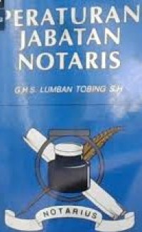 Image of Peraturan Jabatan Notaris