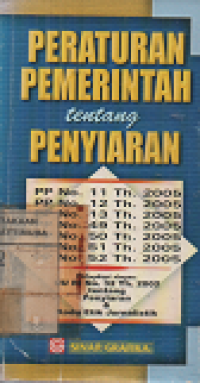Image of Peraturan Pemerintah Tentang Penyiaran