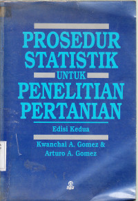 Prosedur  Statistik  Untuk Penelitian Pertanian