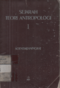 Sejarah Teori Antropologi I